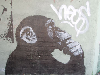 Bansky monkey - image #275687 gratis