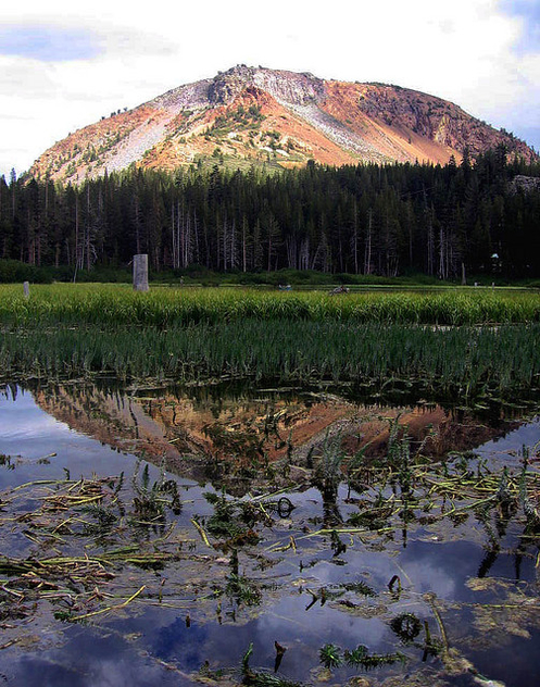 Twin lakes peak reflection - image gratuit #277377 