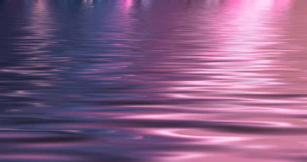 Reflections of the Sunset in the Waves of the Water - Kostenloses image #286317