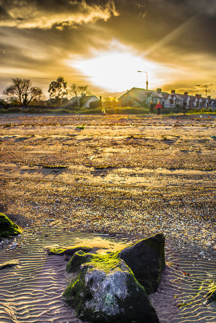 Sunset at Sandymount beach, Dublin, Ireland - image #291497 gratis