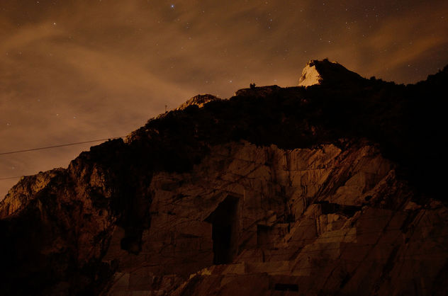Marble quarries by night - Free image #292687
