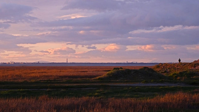 Marshside at sunset looking towards Blackpool Tower - image gratuit #297267 