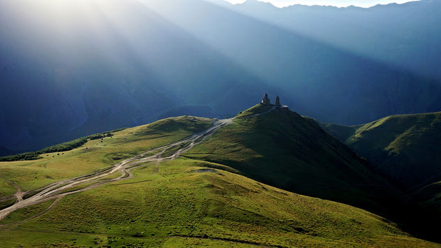 Mountain Monastery Sunrise - Kostenloses image #300787