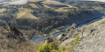 River valley landscape - Kostenloses image #301107