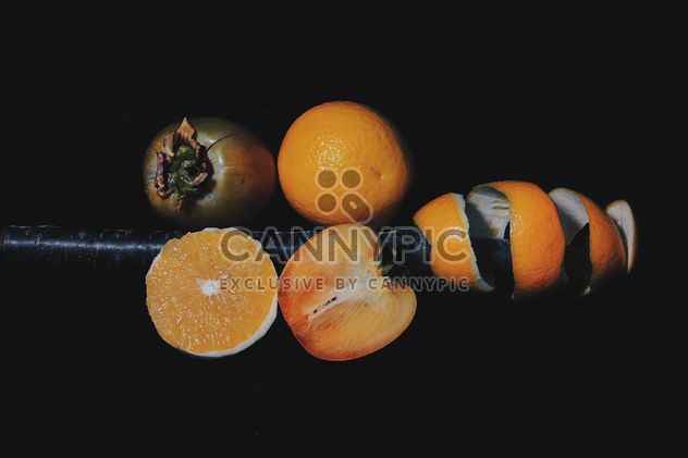 Persimmons and Orange slices - Free image #301957