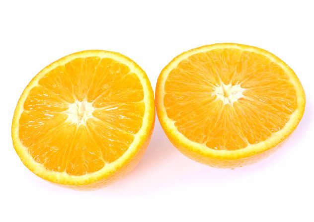 Orange slices on white background - бесплатный image #301967