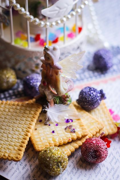 Winged Fairy with cookies - image #302497 gratis