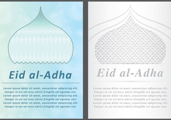 Eid Al-Adha Cards - Kostenloses vector #302687