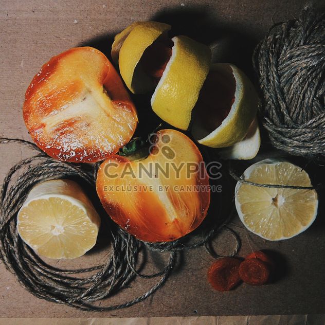 Lemon pee, dried apricot and tangle - Free image #302847