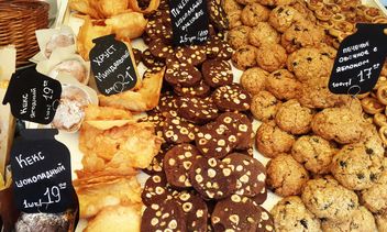 Pastry on market place - Free image #303237