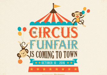 Free Old Circus Poster Vector - Free vector #303877