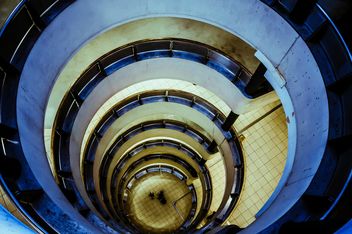 Urban spiral staircase - Free image #304467