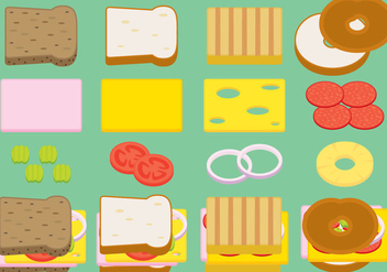 Sandwiches - Free vector #305107