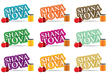 Shana Tova - vector gratuit #305117 