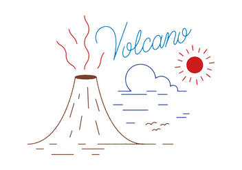 Free Volcano Vector - vector gratuit #305837 