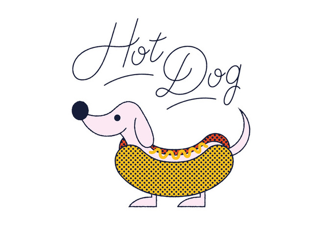 Free Hot Dog vector - vector #305857 gratis