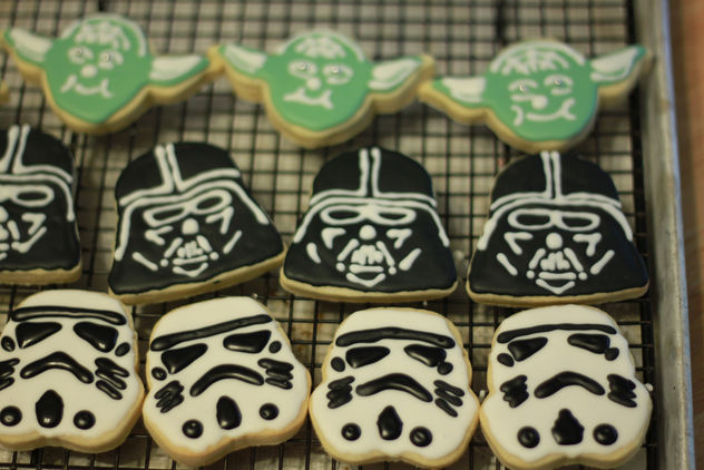 Star Wars Cookies for Moose's 5th Birthday - image #308757 gratis