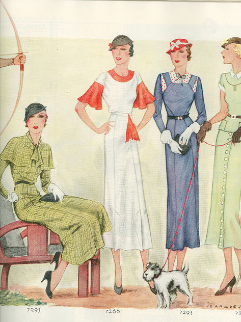 Chic 1933 women's fashions - image gratuit #314117 