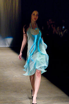EL Wire Dress, Diana Eng's Fairytale Fashion Show at Eyebeam NYC / 20100224.7D.03492.P1.L1.C23 / SML - бесплатный image #314327