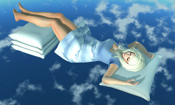 Sleeping in the Clouds - Free image #315297