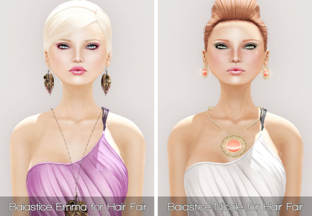 Baiastice Emma & Nicole for Hair Fair 2013 and PXL JADE in PALE and Sun Kissed - image gratuit #315667 