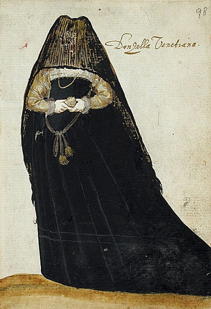 Venetian Woman in Mourning, Circa 1595 - Free image #316567