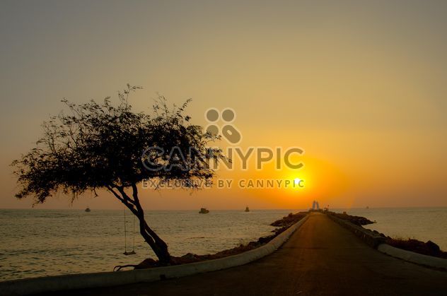 Romantic road on the beach - image #326537 gratis