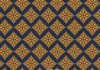 Gold Ornament Wall Tapestry - vector #327137 gratis