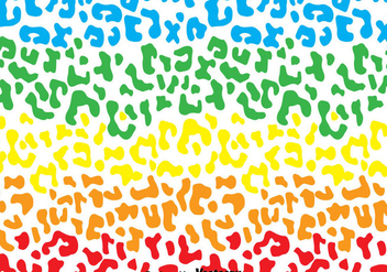 Rainbow Leopard Pattern - Free vector #327517