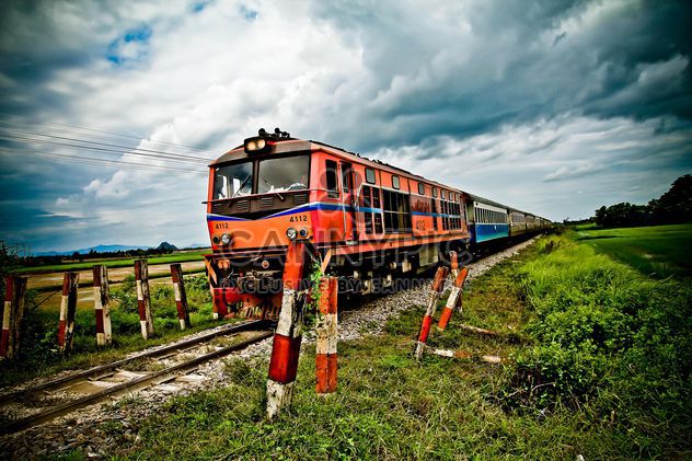 Orange train - Kostenloses image #327897
