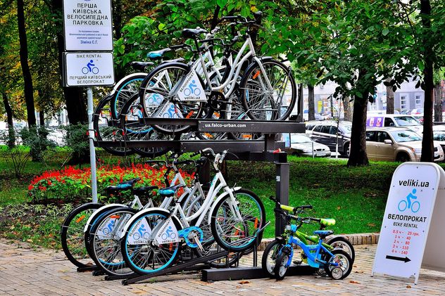 Parking for bicycles - Free image #330277