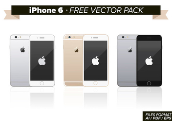 Iphone 6 Free Vector Pack - vector gratuit #331097 