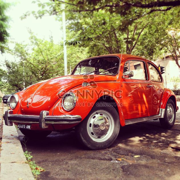 Old red Volkswagen - image gratuit #332037 
