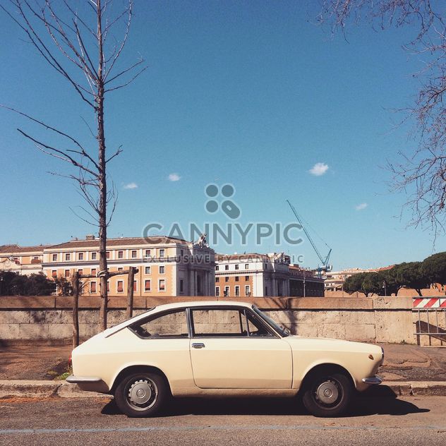 Old Fiat 850 car in street - image gratuit #332277 