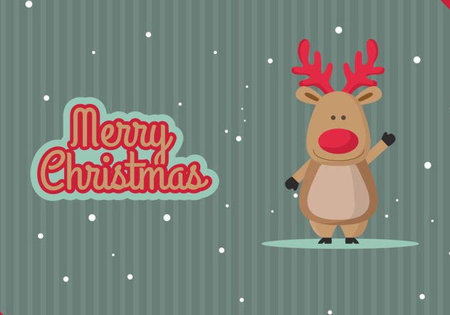 Merry Christmas vector illustration - Free vector #332697