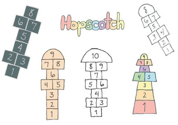 Free Hopscotch Vector Series - vector gratuit #333917 