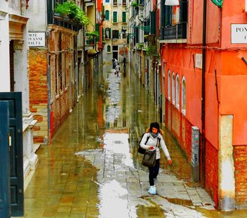 Venice rainy streets - Kostenloses image #334987