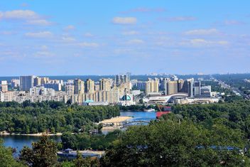 The views of the Dnipro and left shore of Kiev - бесплатный image #335077