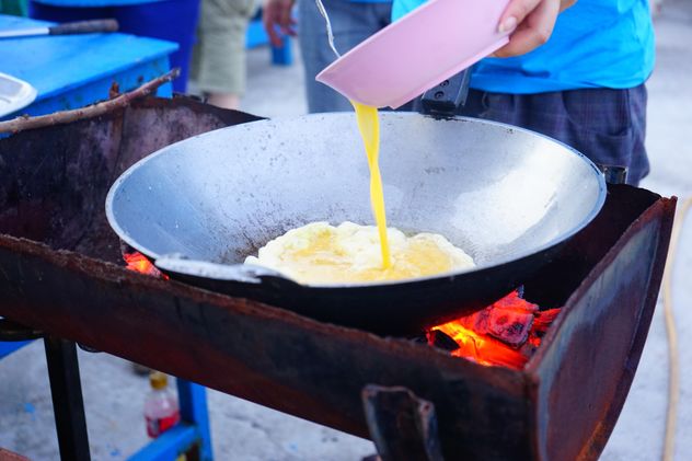 Fried eggs for open air cooking - Free image #335207