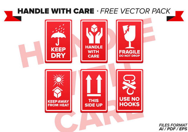 Handle With Care Free Vector Pack Free Vector Download Cannypic