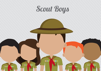Free Boy Scouts Vector - Kostenloses vector #336267