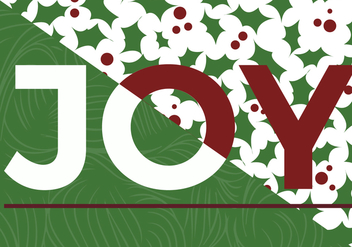 Free Christmas Joy Vector - бесплатный vector #338037