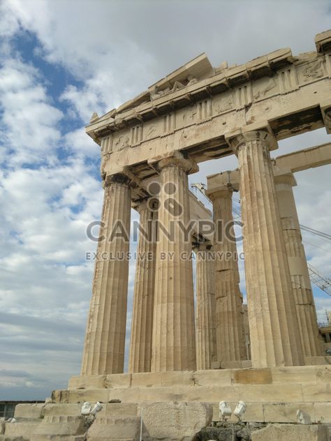 Parthenon at Acropolis hill - image #338247 gratis