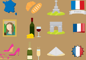 France Icons - vector #338357 gratis