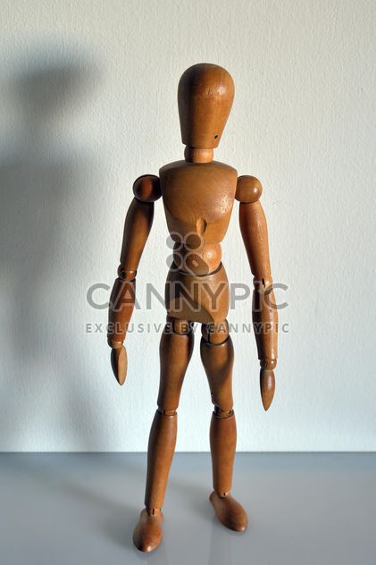 Wooden mannequin doll - image #341337 gratis