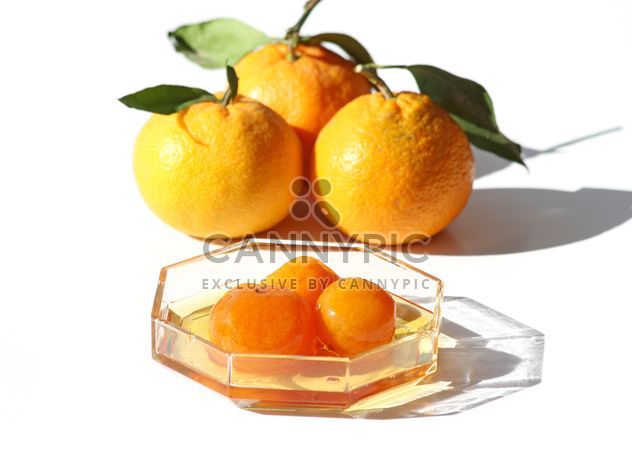 Greek Mandarin Jam and fresh mandarins - Free image #342887