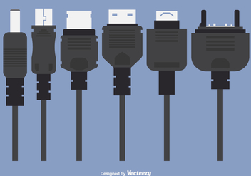 Phone Charger Plugs Vectors - Free vector #349647
