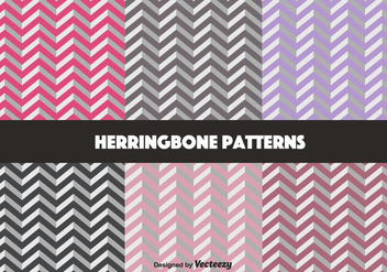 Pastel Herringbone Pattern Vectors - Kostenloses vector #350637