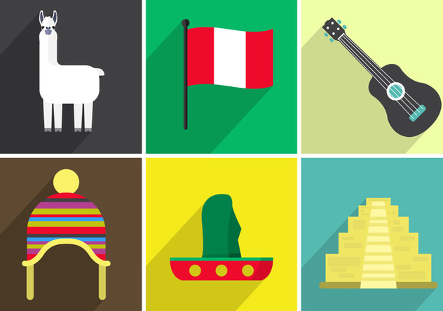 Vector Icons of Peru - Free vector #355657