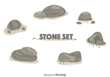 Stone Set Vector - Free vector #355767